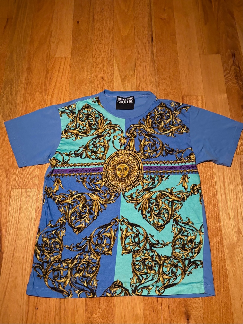 Versace Panneled Baroque Tshirt